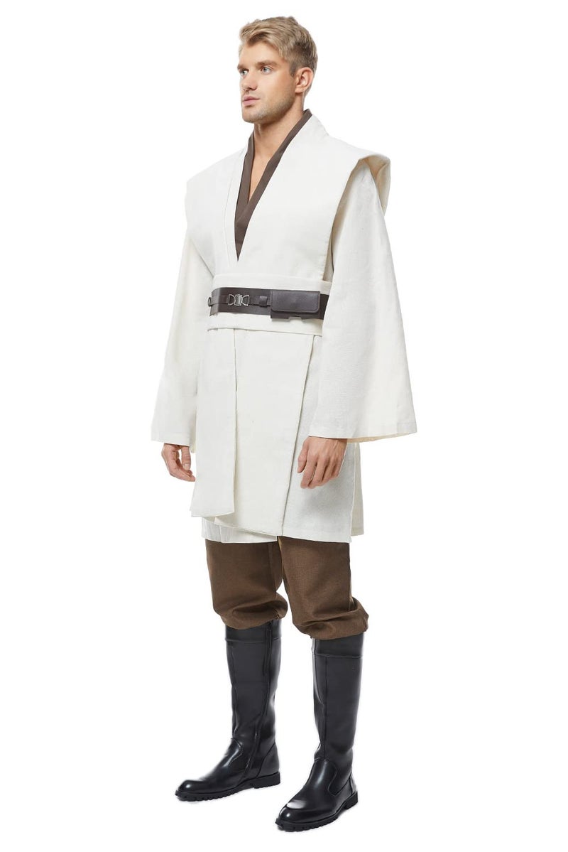 Cosplaysky Men's Tunic Cosplay Costume Adults Outfits Halloween Robe Hooded Uniform - Image 2